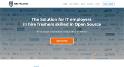 Desktop Screenshot of firstplanet.in